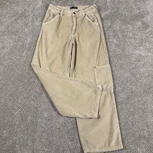Zara baggy corduroy tan trouser Size Girls 13-14
